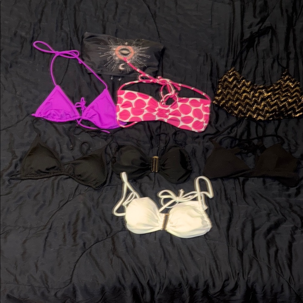 🌊 8 Bathing Suit Tops – Size M – Only $35! 🌊 NWOT SHEIN Included!